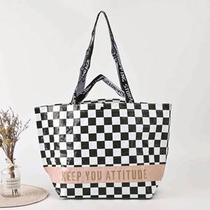 Wholesale <b>Extra</b> <b>Large</b> PP Woven Folding <b>Bag</b> Recyclable Moving Packaging Shopping PE Shopper for Heavy Duty - Product Image 6