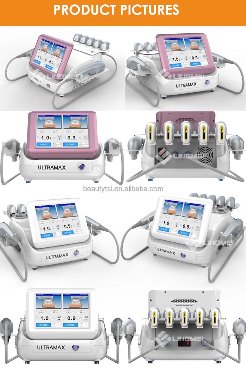 LINGMEI Portable 4D Hifu Focused Ultrasound Body Slimming 3D 4d 7d hifu Machine for sale