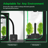L'humidificateur de plantes à grand réservoir d'eau 18L convient à l'humidification de tentes de grande surface, la capacité d'humidification est de 6000 ml/h