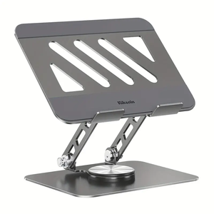 Mới Nhất Xách Tay Có Thể Gập Lại Nhôm Máy Tính Bảng Đứng 360 Độ Xoay Và Chiều Cao Có Thể Điều Chỉnh Bàn Gấp Máy Tính Chủ - Product Image 1