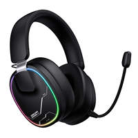 Auriculares Inalámbricos para Juegos ONIKUMA GT836 2.4GHz Tri-Modo, Auriculares Supraaurales con Baja Latencia y Cancelación de Ruido para PS5, PC y Switch