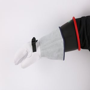 Guanti Isolanti Elettrici in Lattice di Gomma di Alta Qualità Classe 3 Alta Tensione 30 KV - Product Image 2