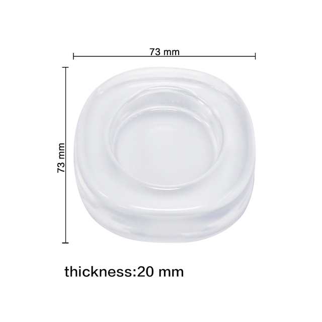 PU Rubber Anti-Vibration Feet Washable Recycling Household Appliances Mute Noise Reduction Buffer Pads