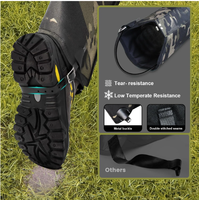 Guêtres imperméables en PVC pour le camping et la randonnée, idéales pour la marche sur la neige, l'escalade et les activités de plein air décontractées - Équipement essentiel pour les passionnés