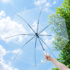 Parapluie Transparent POE à <span class=keywords><strong>Prix</strong></span> Bas pour Vente en Gros, Idéal pour Logo, Magasin Dollar, École, Saison Pluvieuse - Product Image 1