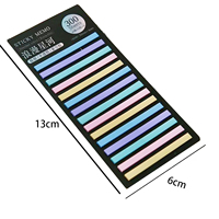 Onglets adhésifs fins en PET, indispensables pour l'école, 300 feuilles, marque-pages multicolores Morandi, pour cahiers et lecture