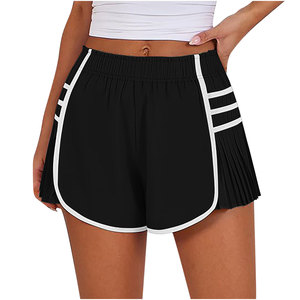 Shorts de tennis plissés pour femmes, séchage rapide, taille haute, avec cordon de serrage, jupe-<span class=keywords><strong>short</strong></span> athlétique pour la course, le yoga, le golf, vêtements de sport décontractés - Product Image 6