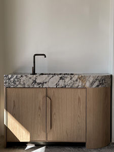 <span class=keywords><strong>Mobiletto</strong></span> da <span class=keywords><strong>bagno</strong></span> europeo <span class=keywords><strong>con</strong></span> lavabo in pietra naturale lavabo da <span class=keywords><strong>bagno</strong></span> di lusso Calacatta Viola marmo lavabo - Product Image 3