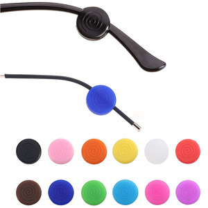 Crochets d'oreille ronds et antidérapants à double trou pour lunettes en silicone <span class=keywords><strong>Crochet</strong></span> d'oreille pour lunettes - Product Image 2