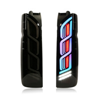 Feux arrière LED pour Toyota Hiace 200 Series RegiusAce Minivan 2005-2018 – Ensemble de feux arrière améliorés avec fonctions de frein, marche arrière et clignotant