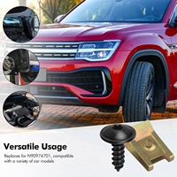20pcs voiture garde-boue pare-chocs couverture avant bouclier calandre vis boulon U écrou Clips