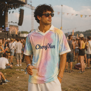<span class=keywords><strong>Maillot</strong></span> de football tie-dye psychédélique, <span class=keywords><strong>maillot</strong></span> de football rétro arc-en-ciel pastel, <span class=keywords><strong>maillot</strong></span> de football personnalisé - Product Image 5
