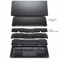 Pour Pro Max 18 Plus Ordinateur portable professionnel 18 pouces Grand écran Haute performance Ordinateur portable Intel Core SSD Windows 11 Home 1080p
