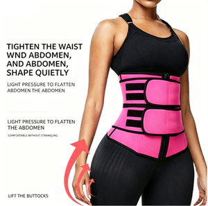Ceinture de maintien unisexe sans couture respirante pour le sport – Corset amincissant pour hommes et femmes, contrôle moyen du ventre, pour le fitness et le remodelage corporel - Product Image 3