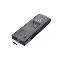 Mini PC Stick sans ventilateur M1K, processeur Intel Z8350/J4125, 4+64 /8+128 Go pour Win 10 Ubuntu Linux, ordinateur de poche