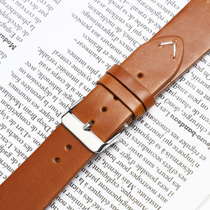 Correa <span class=keywords><strong>de</strong></span> Reloj Ultrafina <span class=keywords><strong>de</strong></span> Cuero Encerado Vintage, Correa <span class=keywords><strong>de</strong></span> Cuero Genuino Suave con Reemplazo Rápido y Delgado para Hombres y Mujeres - Product Image 5