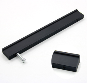 Ручка-скрытый замок из алюминиевого сплава 80 мм для стеклянных дверей и шкафов - Product Image 5