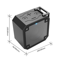 Cyboriss A23 Speaker nirkabel portabel Golf, pengeras suara nirkabel portabel IPX6 tahan air luar ruangan, Bass dalam untuk kereta Golf, TWS
