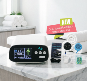 Nouvelle Machine de Désintoxication Ionique Double pour les Pieds, Générateur d'Eau Hydrogénée pour Soins de Santé, Vente Directe Usine, Meilleure Vente 2026, Portable - Product Image 1