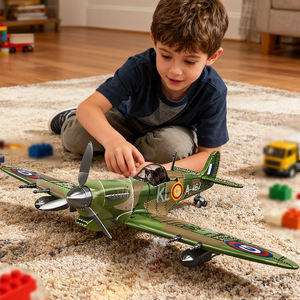 Jouets en briques d'<span class=keywords><strong>avion</strong></span> de chasse <span class=keywords><strong>militaire</strong></span> de la Seconde Guerre mondiale, modèle d'<span class=keywords><strong>avion</strong></span> en plastique à l'échelle de l'armée aérienne, kits de modèles d'<span class=keywords><strong>avion</strong></span>, ensembles de blocs de construction, jouets pour garçons - Product Image 3