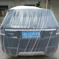 Housses de Voiture Jetables en Plastique Personnalisées PE Transparentes Imperméables Anti-Poussière de Haute Qualité pour la Vente en Gros