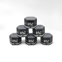 Craie de billard professionnelle OEM Hola Champion, craie hexagonale grise, alliage d'aluminium, fabrication sur mesure pour les joueurs de snooker et de billard