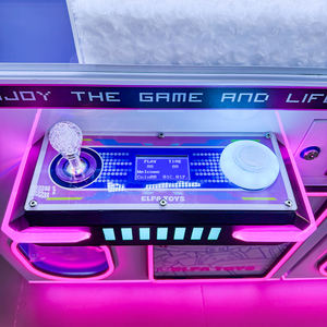 Оптовая продажа: Новая мини-игровая машина с монетоприемником, дешевая, с английским управлением, кран-машина для плюшевых игрушек, модель «Непоседливый пес», 110В/220В - Product Image 4