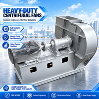 Ventilateur centrifuge haute température robuste pour four à ciment et ligne de production de silice, système d'évacuation personnalisable
