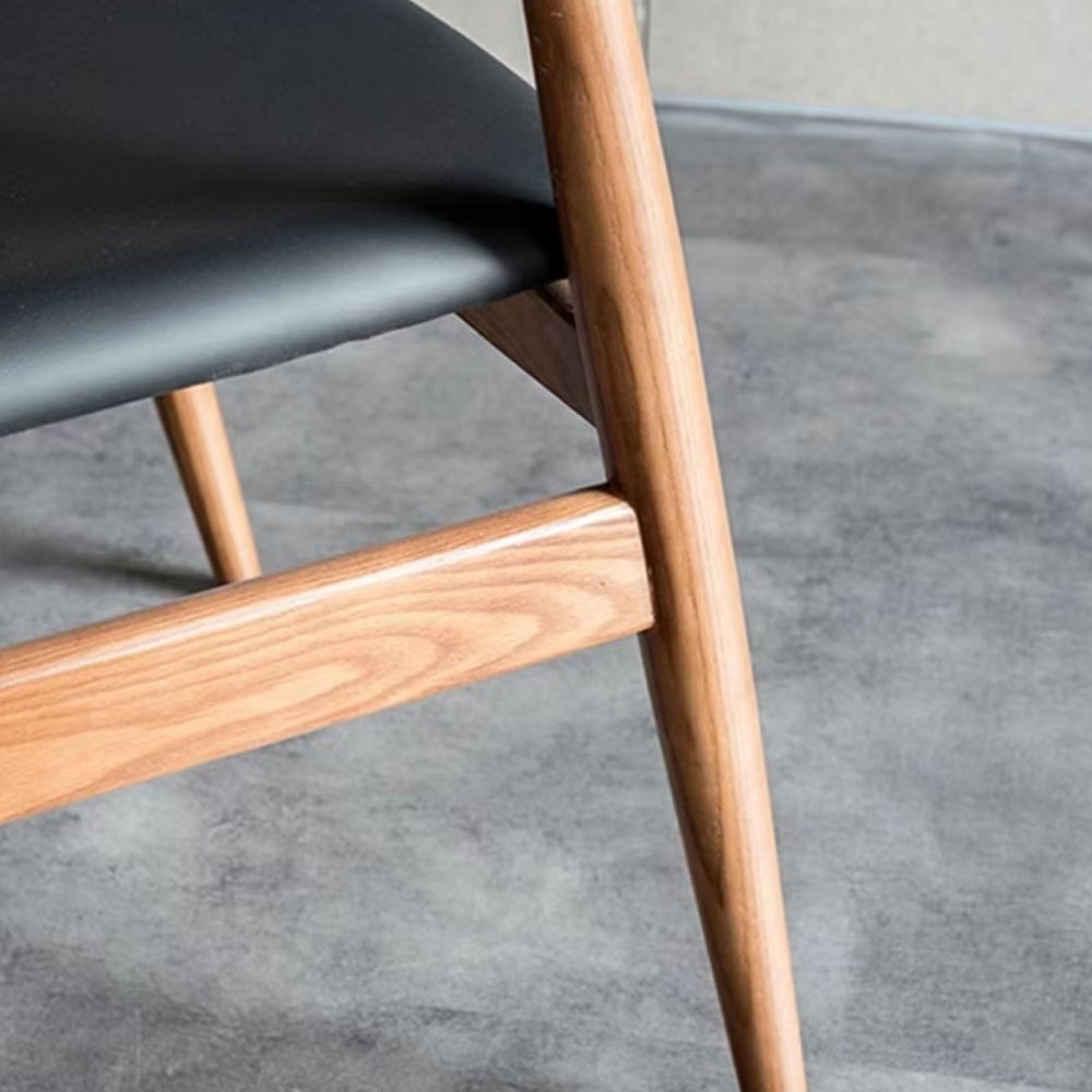 Upholstered Luxury Wood  Dining Room Chair Home Furniture Modern  Dining Chairs With Soft Cushion