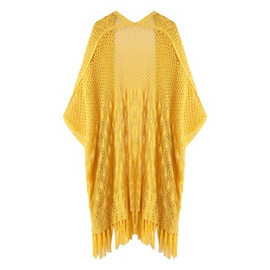 Amzn AE fb eb tiktok <span class=keywords><strong>Shein</strong></span> Femmes <span class=keywords><strong>Cardigan</strong></span> Kimono D'été Plage Couvrir Frangé Rayé <span class=keywords><strong>Cardigan</strong></span> Main Tricot Cape Cape pour Fille - Product Image 3