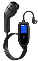 Chargeur de voiture électrique portable standard Plug & Charge, charge programmée, 16A 3.5KW AC Type 2, protection IP54, avec contrôle par application
