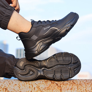 <span class=keywords><strong>Scarpe</strong></span> di Sicurezza GUYISA <span class=keywords><strong>Nere</strong></span>, Leggere e Comode, <span class=keywords><strong>Scarpe</strong></span> da Trekking Isolanti 10KV, Calzature di Sicurezza per Boschi - Product Image 2