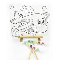 Cadre en bois de pin en gros, kit d'art de dessin DIY personnalisé, impression numérique, tailles sur mesure pour la peinture des enfants, marque SHENGCHENG OEM/ODM