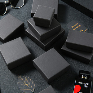 Custom Logo Rectangle Paper Jewelry Box with Sponge Insert Slide Drawer Packaging for <strong>Ring</strong> Necklace Earring <strong>Storage</strong> - Product Image 2