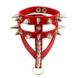 <span class=keywords><strong>Rock</strong></span> alternativo Punk all'ingrosso genuino personalizzato da uomo in pelle nera polsino protezione bracciale ampio bracciale bracciale - Product Image 3