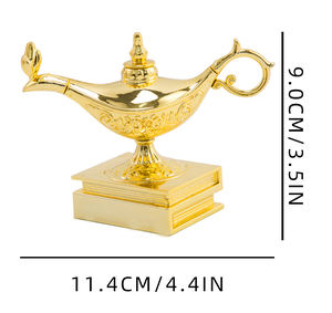 24 Últimas Figuras de Trofeo de Plástico Dorado Genérico de la Lámpara Mágica de Aladino y Piezas de Trofeo para Torneo GZ52 - Product Image 5
