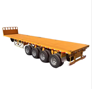 <span class=keywords><strong>Semirremolque</strong></span> de Plataforma Plana de <span class=keywords><strong>Segunda</strong></span> <span class=keywords><strong>Mano</strong></span> de 2, 3 y 4 Ejes para Transporte de Contenedores de 20, 40 y 45 Pies - Product Image 6