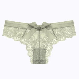 Nouvelles culottes sexy en dentelle transparente pour femmes, string mignon avec nœud au dos, culottes sans couture pour femmes, sous-vêtements tendance pour femmes, tangas - Product Image 6
