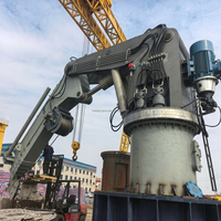 Peralatan Pengangkat Hidrolik Kelautan dengan Knuckle Crane dan Folding Boom untuk Penanganan Kapal di Galangan Kapal dan Operasi Lepas Pantai