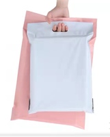 Sac de courrier personnalisé en poly transparent pliable bleu écologique imprimé 11x13 enveloppes givrées pour bijoux