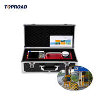Testeur de réflectivité portable pour marquage routier nocturne par temps de pluie, mesure RL, source de lumière ouverte, détection rapide, prix usine mobile