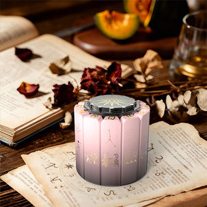 อุปกรณ์ทำเทียนเซรามิกหลากสีสัน 12 สี ดีไซน์ภายในบริษัท Relaxlines <span class=keywords><strong>เทียน</strong></span>ทรงกระบอก <span class=keywords><strong>เทียน</strong></span>หอมหรูหรา - Product Image 4