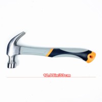 Marteau à clous professionnel Hi Dude 20OZ avec manche en fibre de verre plastique, norme ANSI ISO, marteau de charpentier robuste