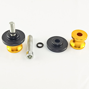 Tornillos de Arranque para Motocicleta Qiangye M6 M8 M10, Piezas de Modificación Universales de Aleación de Aluminio CNC, Dorado y Negro - Product Image 2