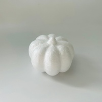 Citrouilles en mousse de polystyrène blanches de haute qualité pour Halloween, vente en gros, artisanat, décorations DIY