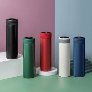 2022 Infuser Smart Water <b>Bottle</b> Stainless Steel Thermos Tumbler Digital Vacuum <b>Flasks</b> with LED Temperature Display - Product Image 6
