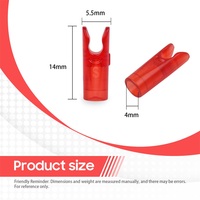 Flèches de tir à l'arc en plastique, s-pin, pour flèche en carbone et aluminium