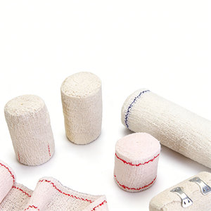 Bandage en coton crêpe médical jetable, respirant, élastique, compressif, CE, pour applications hospitalières, bandage en coton crêpe - Product Image 4