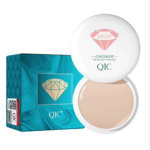 QIC Foundation Soft Skin Whitening Hidratante Impermeable Crema a prueba de sudor Dark Circle Acne Spot Cover Corrector Textura ligera - Product Image 2