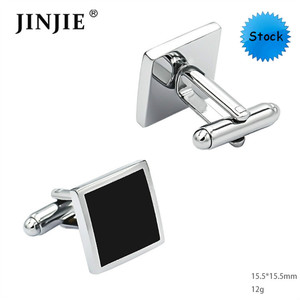 Diseño Simple Accesorio Regalo <span class=keywords><strong>Caballero</strong></span> Negocios Boda Cuadros Manga Cuadrada <span class=keywords><strong>Gemelos</strong></span> Para Hombres - Product Image 5